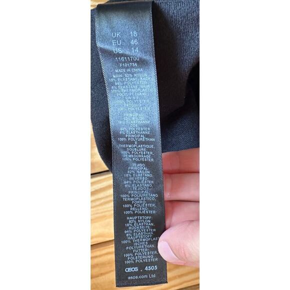 NWT ASOS 4505 Ski Suit Bibs Snow Pants Size 14 Women’s Black - Picture 6 of 10